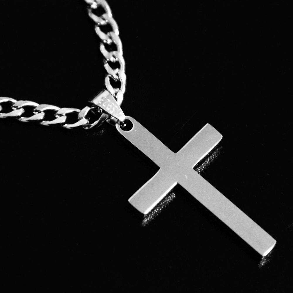 925 Sterling Silver Chain Necklace Men - 925 Sterling Silver Cross Necklace for