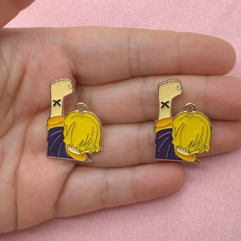 10PCS alloy drip oil cartoon p - огляд і ціна Earrings