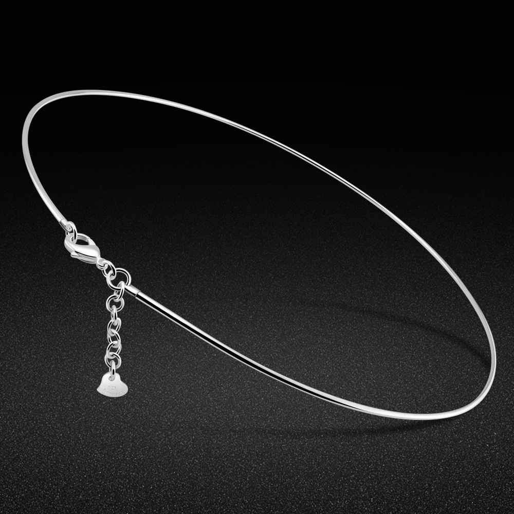 Kpop 925 Sterling Silver Choke - огляд і ціна 925 Sterling Silver Chain Necklace Men