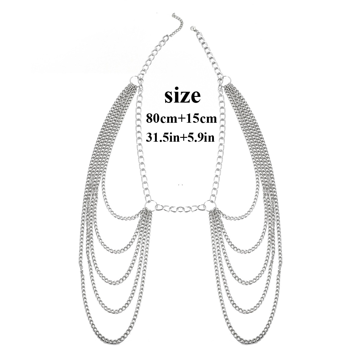 Metal Waist Chain Belt Multila - огляд і ціна Body Jewelry