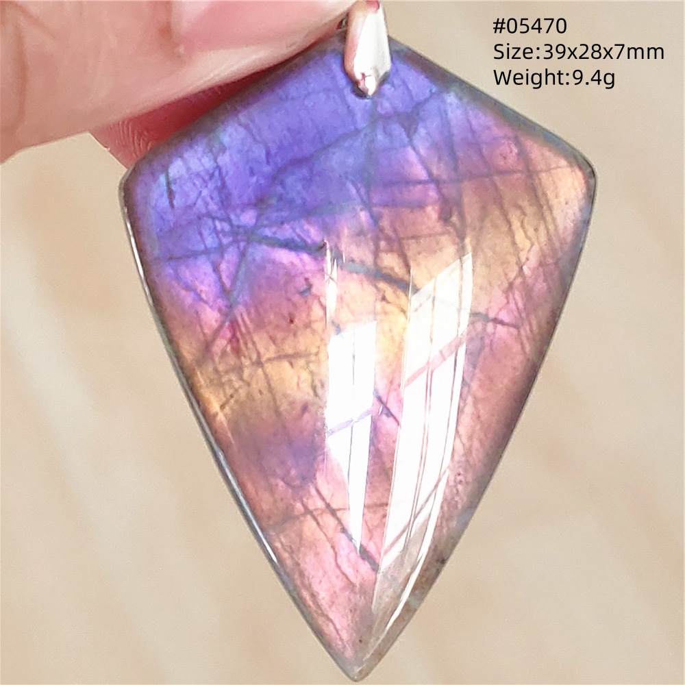 Natural Blue Light Labradorite - огляд і ціна 925 Sterling Silver Chain Necklace Men
