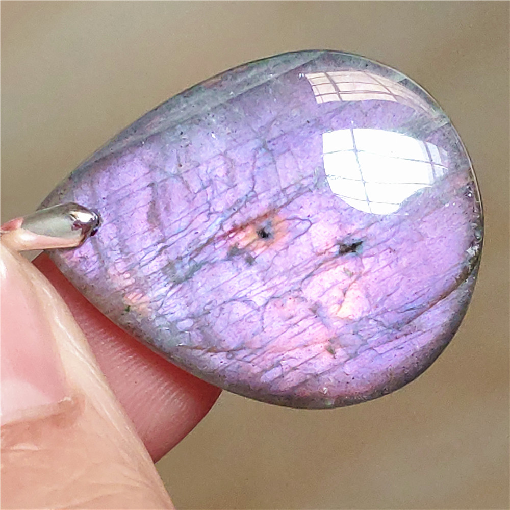 Natural Blue Light Labradorite - огляд і ціна 925 Sterling Silver Chain Necklace Men