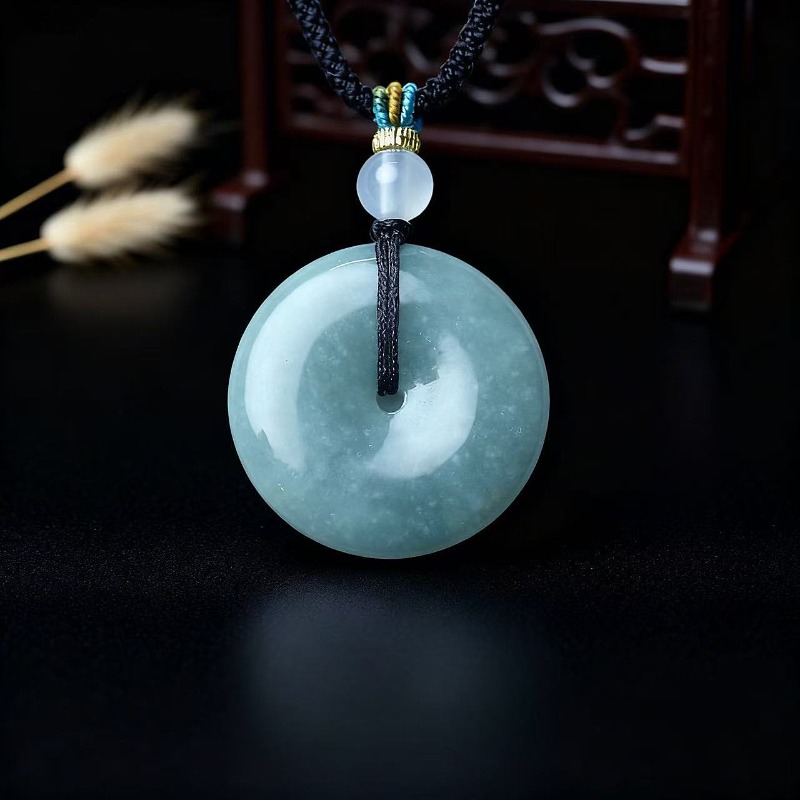 New Real Natural Jade Donut Pi - огляд і ціна Necklaces
