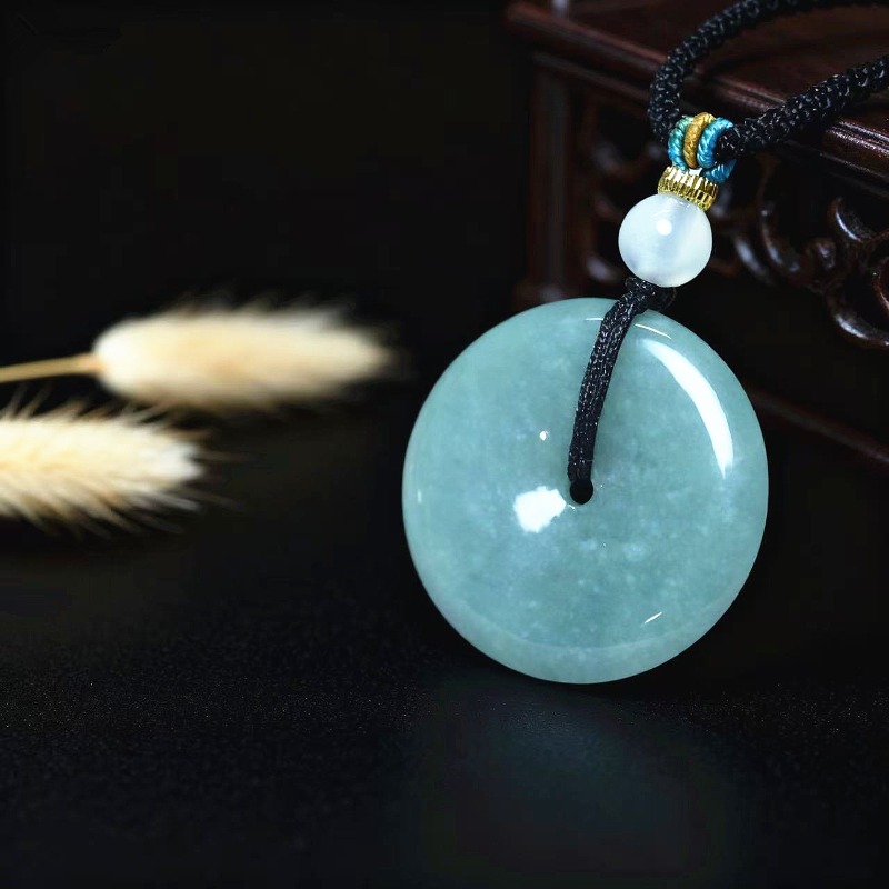 New Real Natural Jade Donut Pi - огляд і ціна Necklaces