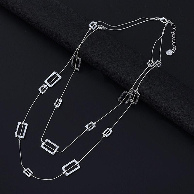 Layered Long Chain Necklace Ha - огляд і ціна Layered Pendant Necklace Aesthetic