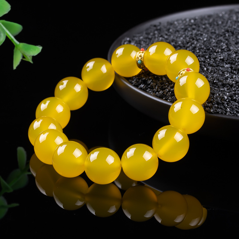 Jade amber yellow, simple and  - огляд і ціна Bracelets