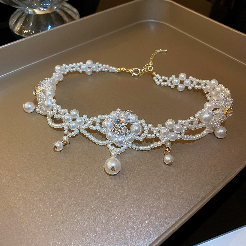 Luxury Vintage Pearl Choker Ne - огляд і ціна Pearl Choker Necklace Vintage