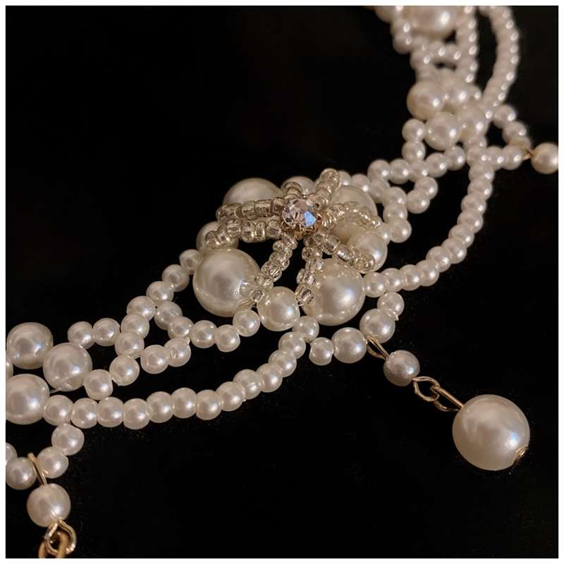 Luxury Vintage Pearl Choker Ne - огляд і ціна Pearl Choker Necklace Vintage
