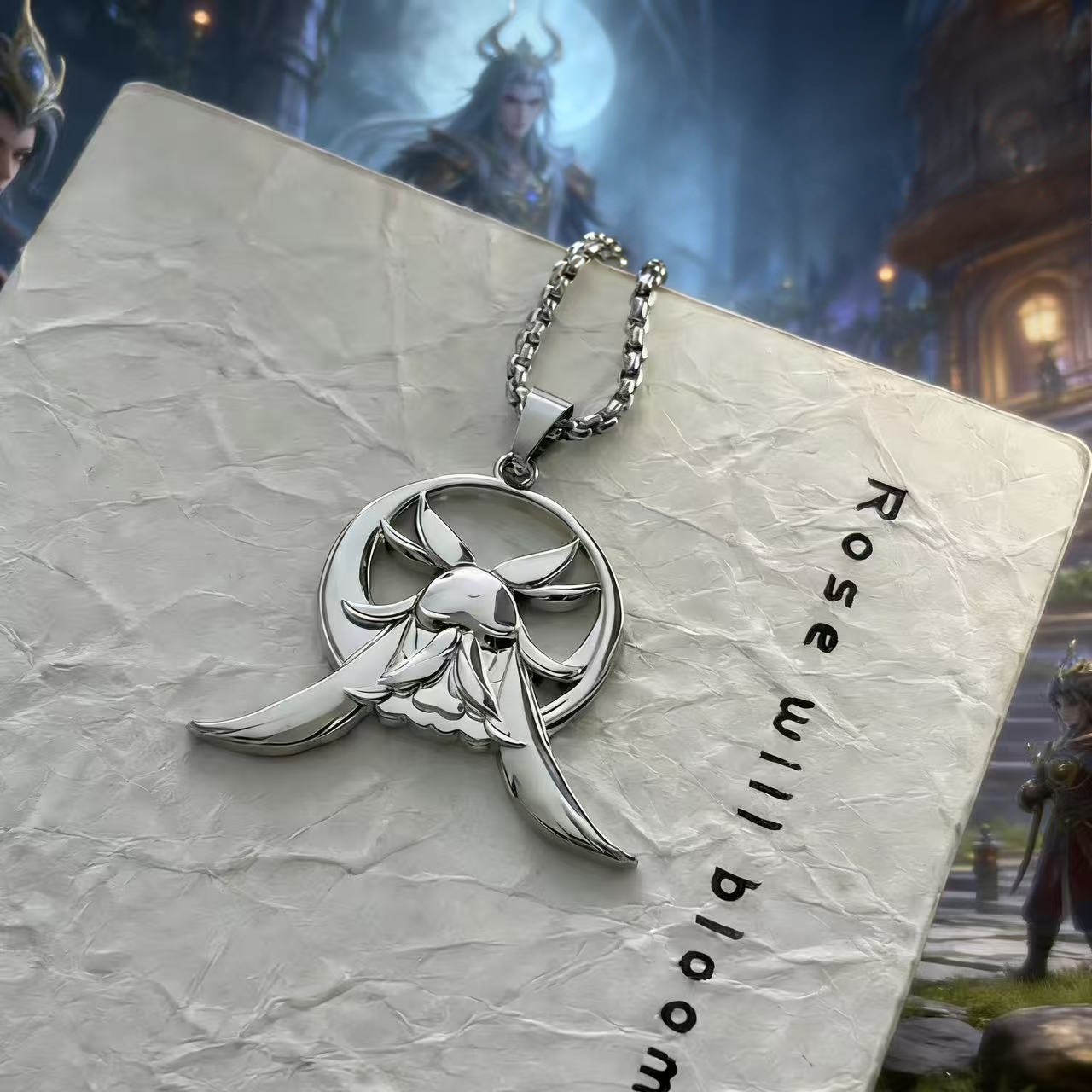 Game Genshin Impact Columbina  - огляд і ціна Anime Pendant Necklace