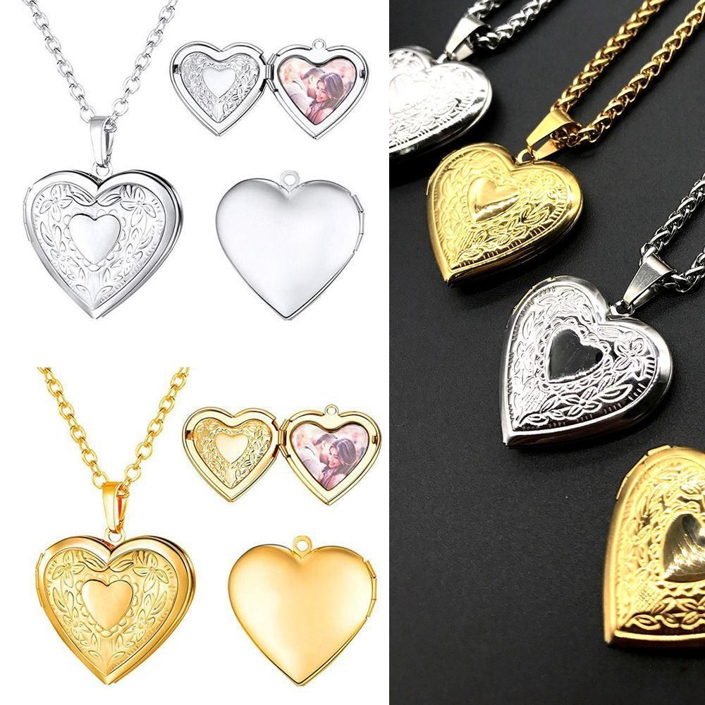 Love Heart Secret Message Lock - огляд і ціна Heart Locket Necklace Photo