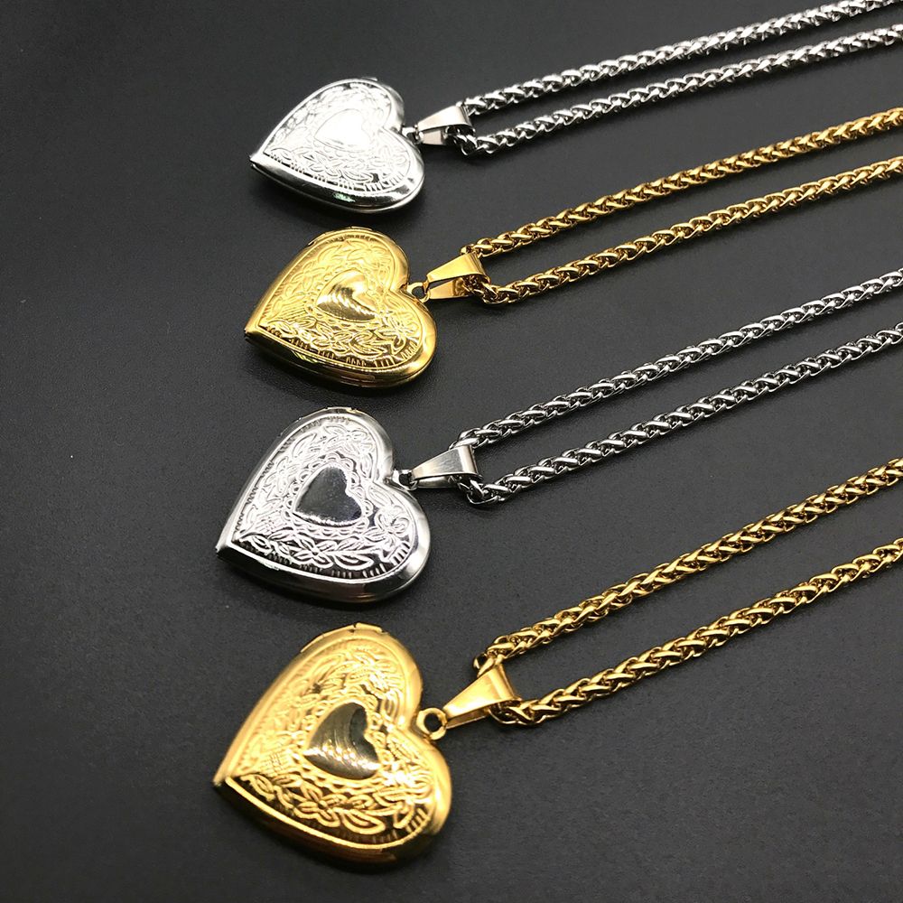 Love Heart Secret Message Lock - огляд і ціна Heart Locket Necklace Photo