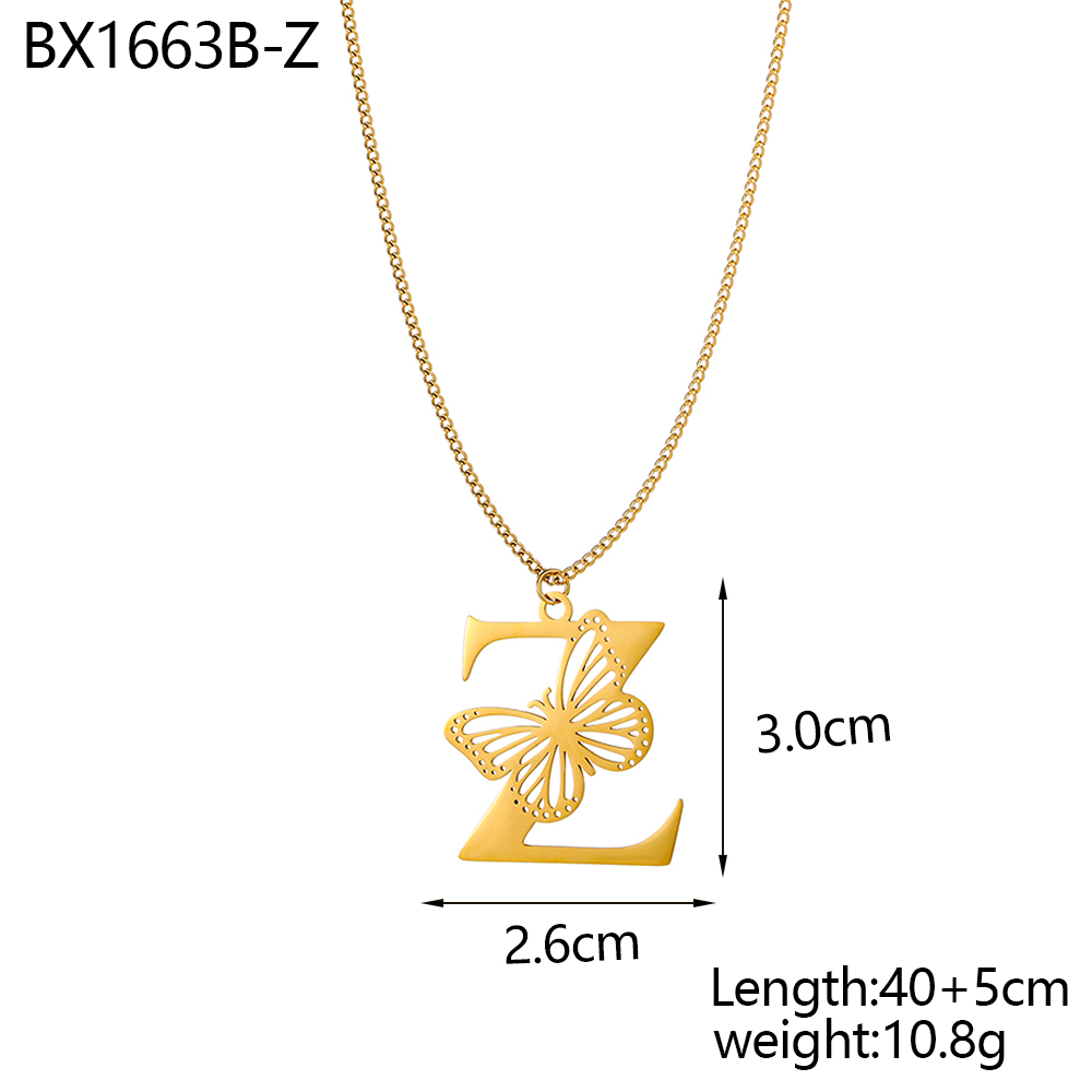 CARLIDANA Dainty 18K Gold Plat - огляд і ціна Initial Letter Necklace 18K Gold