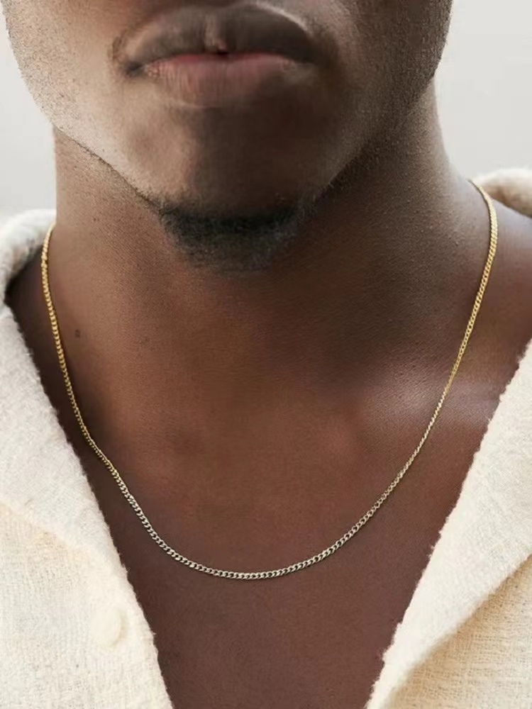 Men Stainless Steel Basic Chai - огляд і ціна Cuban Link Chain 12Mm